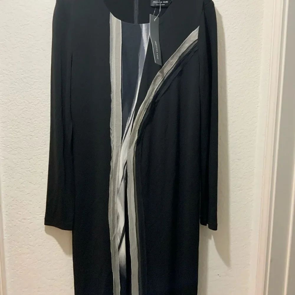 New Joeffer Caoc Canadian Designer Women Black Cocktail Formal Dress size M
